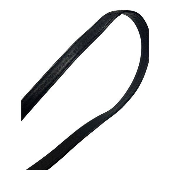 Coach Vintage Black Leather Lexington Flap Crossbody 4185 - Picture 9 of 11